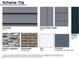 Exterior design scheme featuring storm vinyl siding and needlepoint navy front door at 111 Holmes Corner Dr, Smithfield, NC 27577
