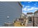 Backyard with an AC unit and fence in view at 173 E Wilson St, Clayton, NC 27520