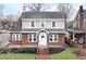 Charming two-story brick home with a manicured front yard at 201 W Trinity Ave, Durham, NC 27701