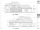 Rear elevation of home showing roof detail and screened porch at 2210 Stephens Rd, Cary, NC 27518