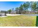 Expansive backyard featuring well-maintained lawn and a privacy fence, ideal for outdoor activities at 238 Ashpole Trail Trl, Clayton, NC 27520