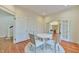 Bright dining room features hardwood floors and easy access to kitchen at 301 Hillsborough St, Chapel Hill, NC 27514