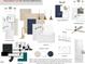 Interior color selections featuring kitchens, bathrooms, primary suite, laundry, exterior colors, fixtures and interior design at 3200 Balcon Ct # 28, Angier, NC 27501