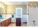 Bathroom featuring a sink, shower, vanity, and window at 350 W Lake Trl, Mebane, NC 27302