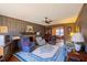 Comfortable living room with fireplace and plenty of seating at 350 W Lake Trl, Mebane, NC 27302
