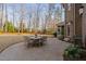 Inviting outdoor patio featuring an elegant dining set, perfect for entertaining or relaxing at 3905 Grandbridge Dr, Apex, NC 27539