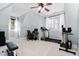 Spacious exercise room with plenty of natural light and space for equipment at 3905 Grandbridge Dr, Apex, NC 27539