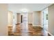 Open concept living room with fresh paint, new floors and great flow at 501 N 14Th St, Erwin, NC 28339