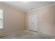 A basic bedroom with a window and a closet, ready for your personal touch at 5029 Stonewood Pines Dr, Knightdale, NC 27545