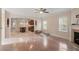 Open-concept living room offers seamless flow and natural light, and views into the kitchen at 5029 Stonewood Pines Dr, Knightdale, NC 27545
