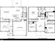 Detailed two-story floor plan with measurements, showing the layout and dimensions of each room at 768 Riguard Way, Wendell, NC 27591