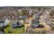 Expansive aerial view of the neighborhood, showcasing the community and surrounding landscape at 101 Cambridge Way, Oxford, NC 27565