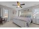 Serene bedroom featuring neutral walls, soft carpet, and natural light creating a peaceful retreat at 101 Cambridge Way, Oxford, NC 27565