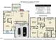 Detailed floor plan of a Clayton, NC home showing the layout of rooms on both levels at 105 Hanover Ct, Clayton, NC 27527