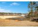 Community beach and lake access offering a sandy beach, swimming area, picnic tables, and kayak storage racks at 121 Sacred Fire Rd, Louisburg, NC 27549