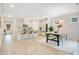Open concept kitchen and dining area with modern finishes and natural light for a warm, inviting feel at 121 Sacred Fire Rd, Louisburg, NC 27549