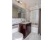 Bathroom with modern fixtures, marble accents, and ample space for comfort at 122 N Harrington St # 1105, Raleigh, NC 27603