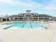 Community pool and clubhouse providing a refreshing oasis and gathering space for residents to enjoy at 177 Magenta Rose Dr, Raleigh, NC 27610