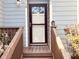 Inviting front door with glass accents and a charming entrance, number 113 at 250 S Estes S Dr # Apt 113, Chapel Hill, NC 27514