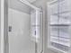 Bathroom with shower and natural light from the window at 2520 Friedland Pl # 102, Raleigh, NC 27617