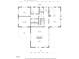 First-floor layout featuring kitchen, living room, bedrooms, office, laundry, and a large patio, and porch at 2819 Meacham Rd, Chapel Hill, NC 27516