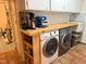 Well-equipped laundry area with updated washer and dryer and ample countertop space at 2819 Meacham Rd, Chapel Hill, NC 27516