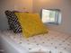 Cozy nook with an architectural window and decorative pillows on a built-in bed at 2819 Meacham Rd, Chapel Hill, NC 27516