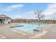 Inviting community pool offers residents a refreshing retreat with ample deck space and seating at 295 Barbour Farm Ln, Four Oaks, NC 27524