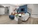 Stylish living room with modern decor, designer accents, and an open floor plan at 4002 Kidd Pl, Durham, NC 27703