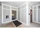 Building entrance featuring a secure entry system and a clear view of the exterior at 501 Finsbury St # 100, Durham, NC 27703