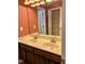 Bathroom with dual sinks and wooden cabinets at 501 Liberty Rose Dr, Morrisville, NC 27560