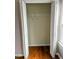 Bedroom closet featuring white double doors and a wire shelf at 501 Liberty Rose Dr, Morrisville, NC 27560