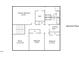 Second floor plan layout showing bedrooms, laundry, bonus, and walk-in closet at 138 Daneborg Rd, Durham, NC 27703