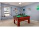 Fun game room featuring a pool table, great for entertaining and relaxation at 138 Daneborg Rd, Durham, NC 27703