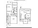 Floor plan of the first and second floor, including primary suite, Gathering, dining room and bedrooms at 301 Beacon Dr, Pittsboro, NC 27312