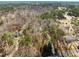 Overhead view of home surrounded by dense, mature trees offering ultimate seclusion and privacy at 3217 Stoneyford Ct, Raleigh, NC 27603