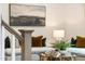 Cozy living room with staircase detail and modern furniture, offering comfortable seating and a welcoming atmosphere at 359 Church St # 60, Wendell, NC 27591