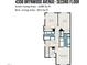 A floor plan featuring bedrooms, baths, laundry, hall and walk in closet in the primary bedroom at 4308 Brynwood Ave, Durham, NC 27713