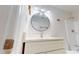 A corner view of a bathroom featuring vanity with quartz countertops and shower-tub at 4604 Sweet Melody Ln, Knightdale, NC 27545