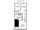 Upper level floorplan showing bedrooms, bathrooms, laundry and upper Gathering room at 600 Hedrick Ridge Road # 108, Cary, NC 27519
