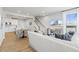 Spacious living room with an open floor plan connected to the kitchen and dining area, perfect for modern living at 600 Hedrick Ridge Road # 108, Cary, NC 27519
