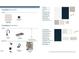 Selection sheet showing materials selected for kitchen and bathrooms at 600 Hedrick Ridge Road # 108, Cary, NC 27519