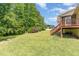 Beautiful and expansive backyard with lots of room for activities at 70 Breadnut Dr, Smithfield, NC 27577
