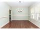 Elegant dining room with hardwood floors and natural light at 70 Breadnut Dr, Smithfield, NC 27577