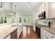 Modern kitchen featuring sleek countertops and stainless steel appliances at 70 Breadnut Dr, Smithfield, NC 27577