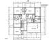 Second-floor plan highlighting the bedrooms, bathrooms, laundry, and walk-in closet at 1141 Mashie Ln, Rocky Mount, NC 27804
