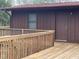 Exterior of home featuring a wooden deck at 182 Tree Cutters, Sanford, NC 27332