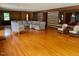 Spacious living room with hardwood floors and plenty of room for entertaining at 182 Tree Cutters, Sanford, NC 27332