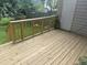 Backyard deck is an ideal space for outdoor living and entertainment at 2408 Stadium Dr # A, Durham, NC 27704
