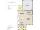 First floor layout featuring an open-concept kitchen, breakfast area, and Gathering room at 269 Marvel Dr # 138, Rolesville, NC 27571